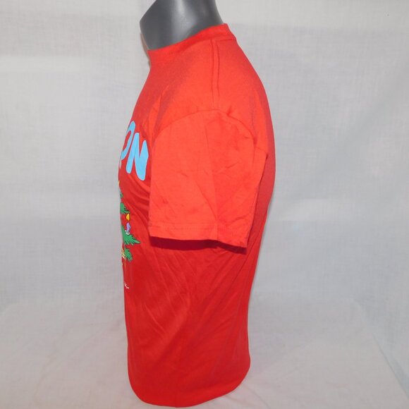 The Smurfs Tis the Season Christmas Red Holiday Short Sleeve T Shirt Mens M - Picture 8 of 10